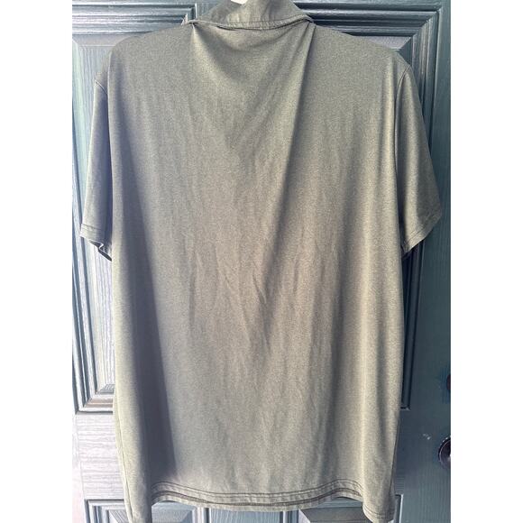 Telaleo | Men’s Polo Shirt | Large | Dark Green | Dry Fit Performance - Picture 3 of 3